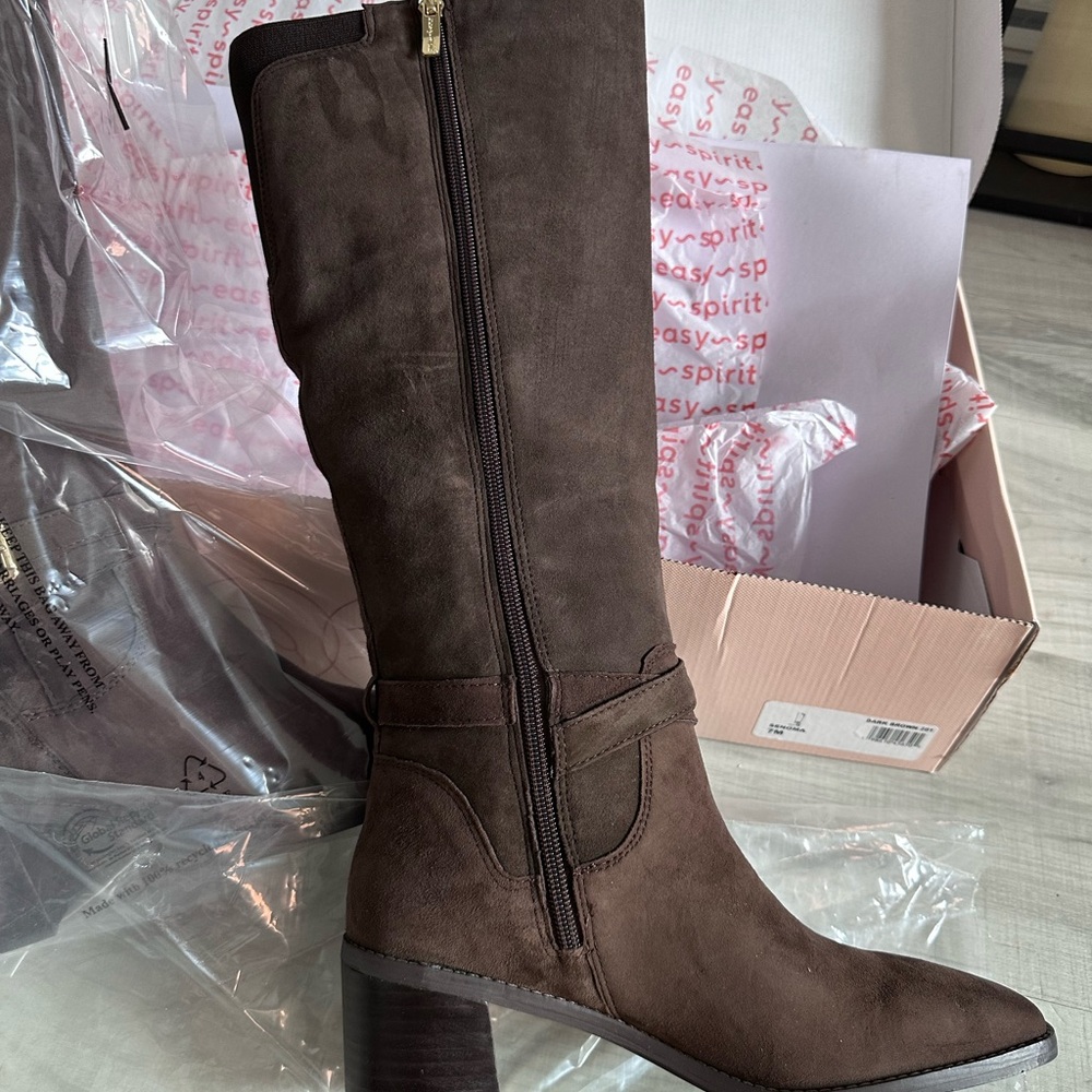 NWT NIB easy spirit Nova Dark Brown Boot - Picture 6 of 6